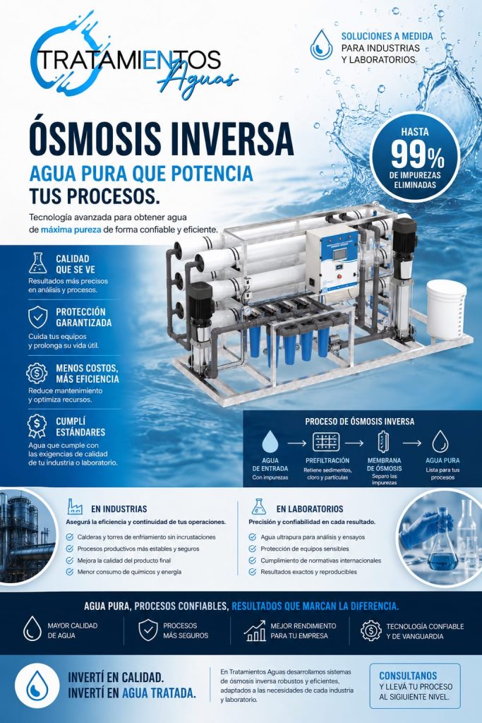 EQUIPOS DE OSMOSIS INVERSA PARA VACA MUERTA